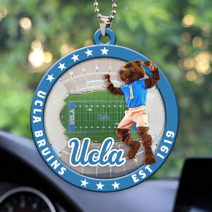 UCLA Bruins Football Custom shape 2-sided Acrylic Car Ornament - HOATT13120