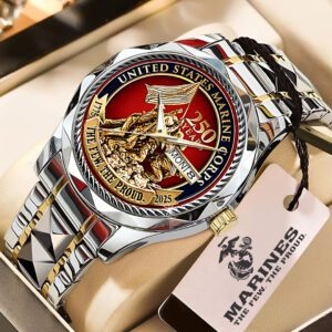 US Marine Corps 250 Years Alloy Luxury Quartz Watch - HOATT12568