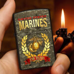 US Marine Corps 250th Anniversary 2025 Zippo Lighter Case (No Insert) - TMTHU1008