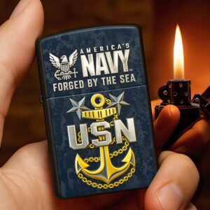 US Navy Zippo Lighter Case (No Insert) - TMTHU952