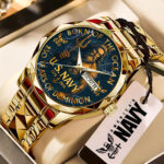 US Navy 250th Anniversary Alloy Luxury Quartz Watch - HOATT13149