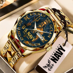 US Navy 250th Anniversary Alloy Luxury Quartz Watch - HOATT13149