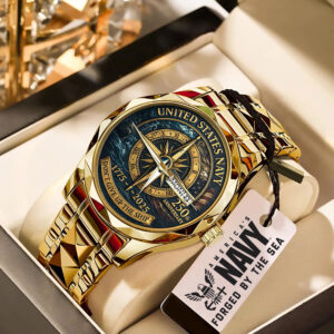 US Navy 250th Anniversary Alloy Luxury Quartz Watch - MAITM12724