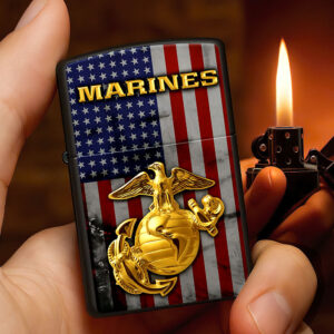 US Marine Corps Zippo Lighter Case (No Insert) - TMTHU946