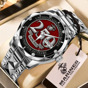 US Marine Corps 250th Anniversary 2025 Alloy Luxury Quartz Watch - TMTHU689