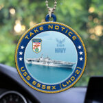USS Essex (LHD-2) Custom Shape 2-sided Acrylic Car Ornament – HOATT13212