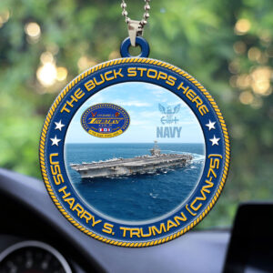 USS Harry S. Truman (CVN-75) Custom Shape 2-sided Acrylic Car Ornament – HOATT13217