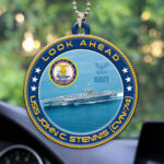 USS John C. Stennis (CVN-74) Custom Shape 2-sided Acrylic Car Ornament – HOATT13220