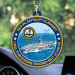 USS Theodore Roosevelt (CVN-71) Custom Shape 2-sided Acrylic Car Ornament – HOATT13231