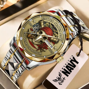 US Navy 250th Anniversary Alloy Luxury Quartz Watch - TMTHU733