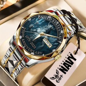 US Navy 250th Anniversary 2025 Alloy Luxury Quartz Watch - TMTHU732