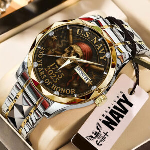 US Navy 250th Anniversary 2025 Alloy Luxury Quartz Watch - TMTHU734