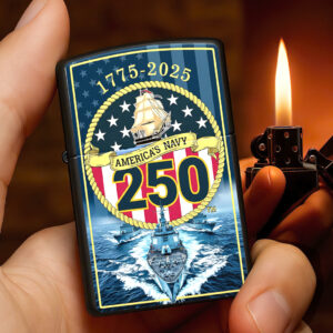 US Navy Zippo Lighter Case (No Insert) - TANTN16268