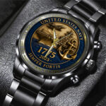 US Navy Black Stainless Steel Watch - TANTN15892