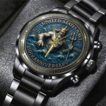 US Navy Black Stainless Steel Watch - TANTN15893