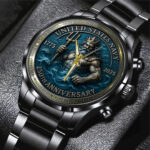 US Navy Black Stainless Steel Watch - TANTN15895