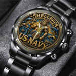US Navy Black Stainless Steel Watch - TANTN15899