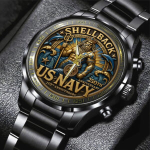 US Navy Black Stainless Steel Watch - TANTN15899