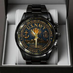 US Navy Black Stainless Steel Watch - TANTN15984