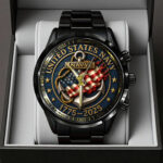 US Navy Black Stainless Steel Watch - TANTN15988