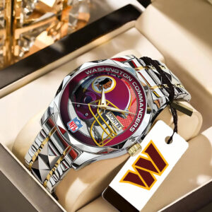 Washington Commanders Alloy Luxury Quartz Watch - TANTN16344