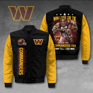 Washington Commanders 3D Bomber Jacket - HOATT12827