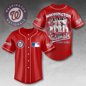 Washington Nationals x KISS Baseball Jersey - HOATT13428