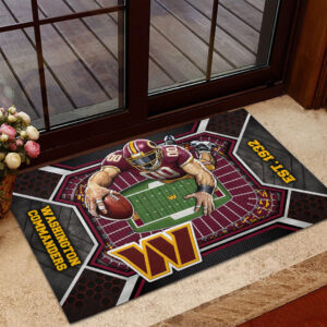 Washington Commanders Custom Doormat - HOATT12639