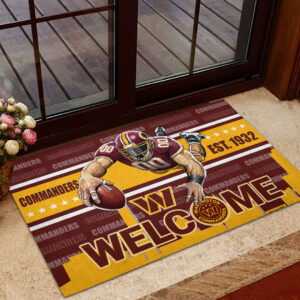 Washington Commanders Custom Doormat - HOATT12860