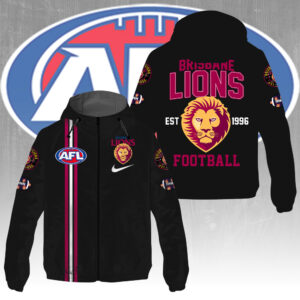 Brisbane Lions 3D Windbreaker Jacket - GNE4322