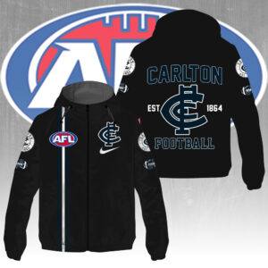 Carlton FC 3D Windbreaker Jacket - GNE4323