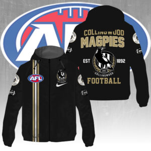 Collingwood FC 3D Windbreaker Jacket - GNE4324