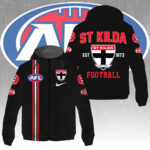 St Kilda FC 3D Windbreaker Jacket - GNE4335