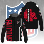 Atlanta Falcons 3D Windbreaker Jacket - GNE4348
