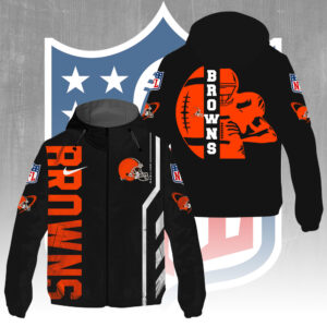 Cleveland Browns 3D Windbreaker Jacket - GNE4353