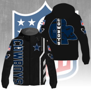 Dallas Cowboys 3D Windbreaker Jacket - GNE4354