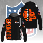 Denver Broncos 3D Windbreaker Jacket - GNE4355