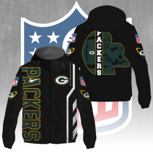 Green Bay Packers 3D Windbreaker Jacket - GNE4358