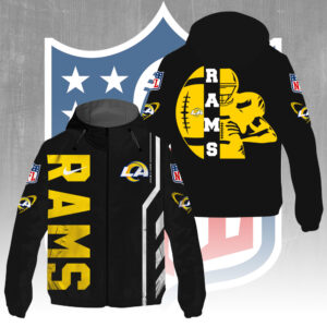 Los Angeles Rams 3D Windbreaker Jacket - GNE4360