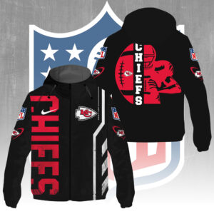 Kansas City Chiefs 3D Windbreaker Jacket - GNE4363