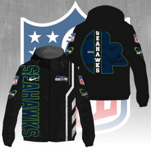 Seattle Seahawks 3D Windbreaker Jacket - GNE4372