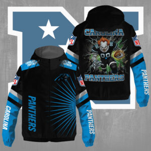 Carolina Panthers x Pennywise 3D Windbreaker Jacket - TMTHU798
