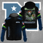 Seattle Seahawks x Pennywise 3D Windbreaker Jacket - TMTHU804