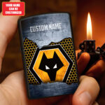 Personalized Wolverhampton Wanderers FC Zippo Lighter Case (No Insert) - TANTN16400