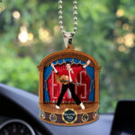 Elvis Presley Custom Shape 2-sided Acrylic Car Ornament - TANTN 10185