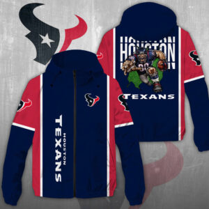 Houston Texans 3D Windbreaker Jacket - NGHIAVT3914