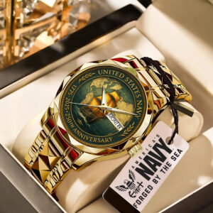 US Navy 250th Anniversary Alloy Luxury Quartz Watch - MAITM13278