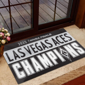 Las Vegas Aces 2025 WNBA Champions Doormat - MAITM13351