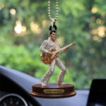 Elvis Presley Custom shape 2-sided Acrylic Car Ornament - MAITM13453
