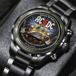 AC/DC 52 Years Anniversary Black Stainless Steel Watch – TMTHU1386